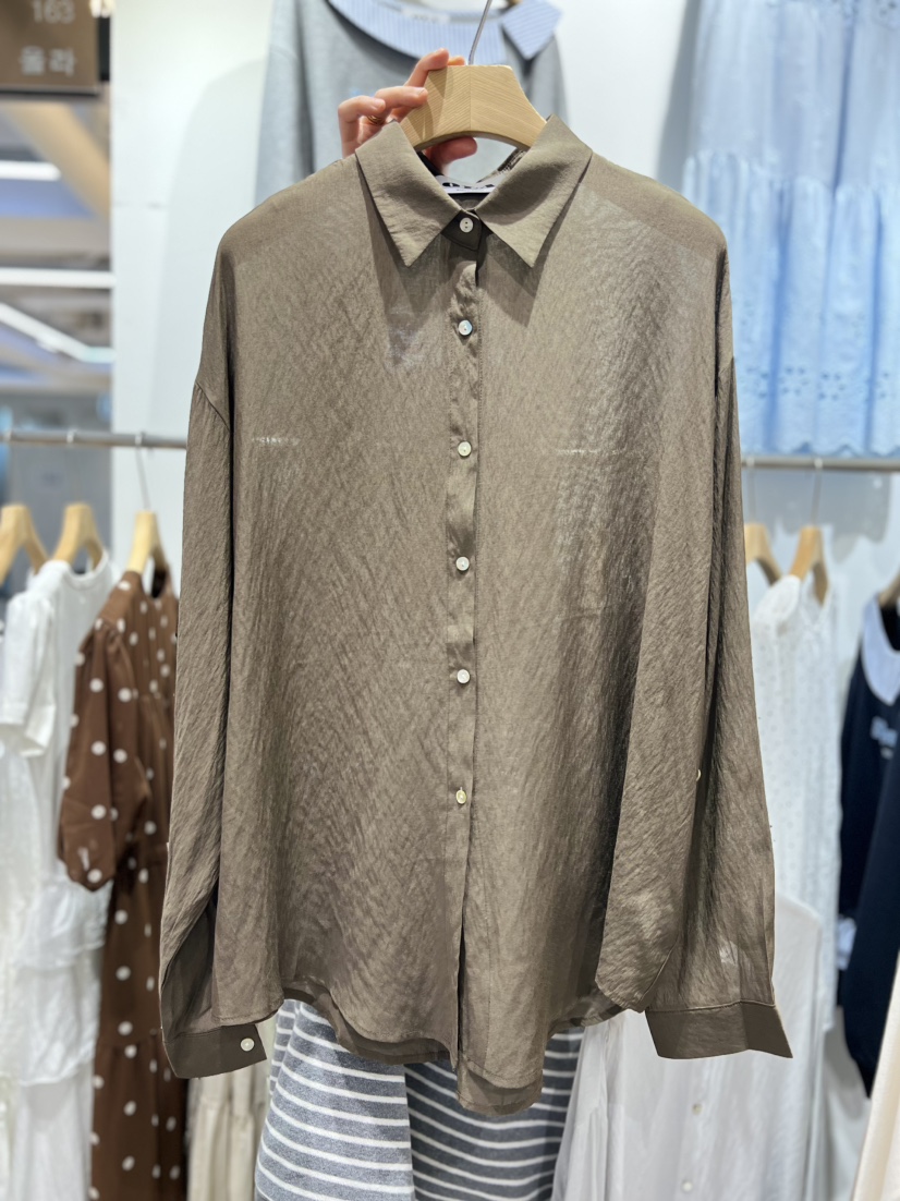 OLA韓國東大門直郵女裝新款熱賣推薦休閑職業26春夏襯衫蕾絲衫mellor/OLA襯衫/蕾絲衫圖色3