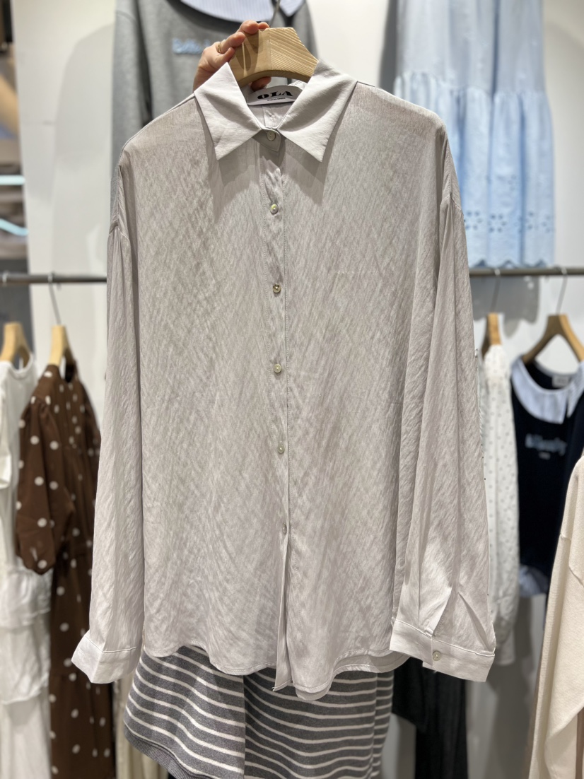 OLA韓國東大門直郵女裝新款熱賣推薦休閑職業26春夏襯衫蕾絲衫mellor/OLA襯衫/蕾絲衫圖色4