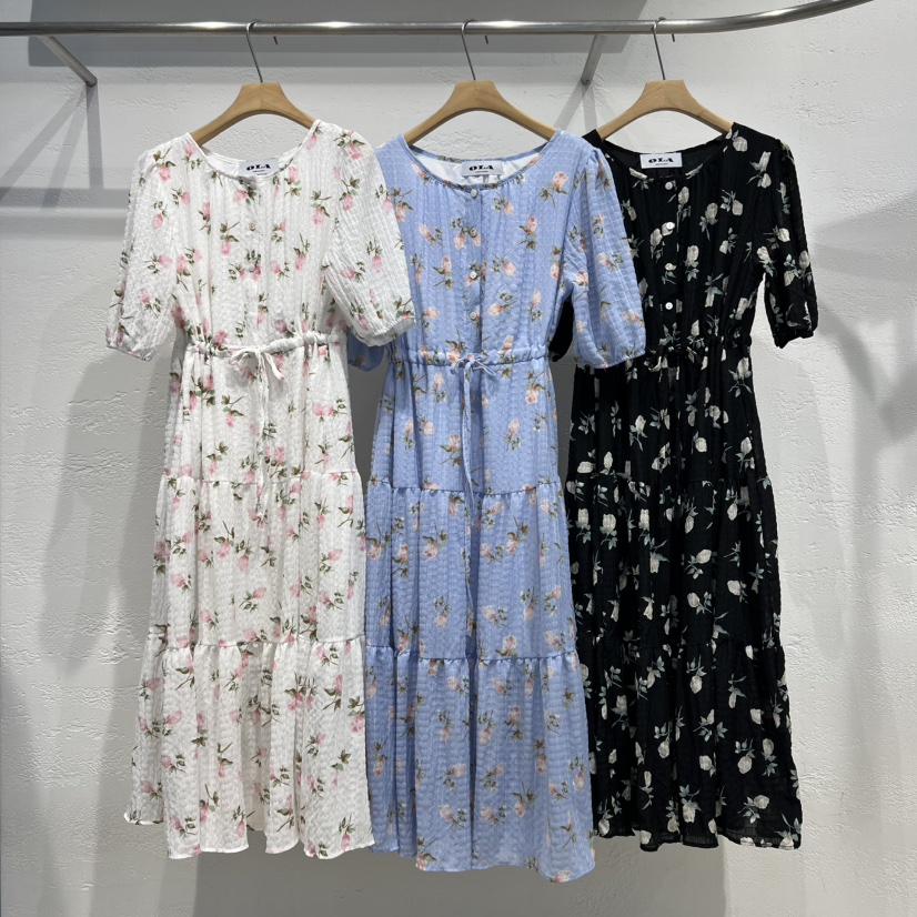 OLA韓國代購女裝新品職業休閑人氣推薦時尚26春夏熱賣連衣裙mellor/OLA連衣裙