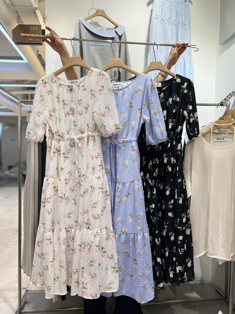 OLA韓國代購女裝新品職業休閑人氣推薦時尚26春夏熱賣連衣裙mellor/OLA連衣裙