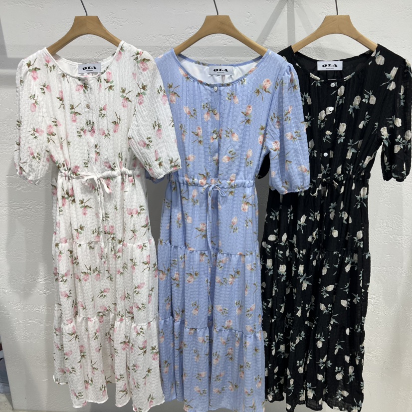 OLA韓國代購女裝新品職業休閑人氣推薦時尚26春夏熱賣連衣裙mellor/OLA連衣裙
