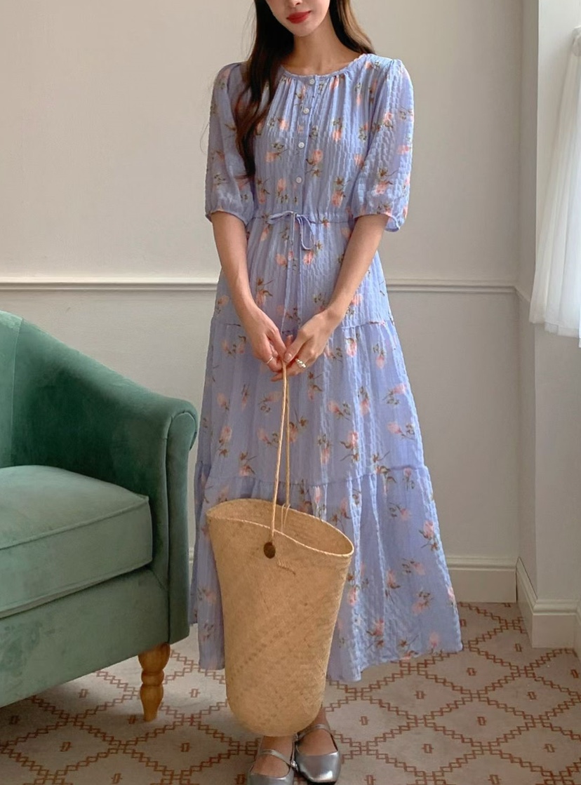 OLA韓國代購女裝新品職業休閑人氣推薦時尚26春夏熱賣連衣裙mellor/OLA連衣裙