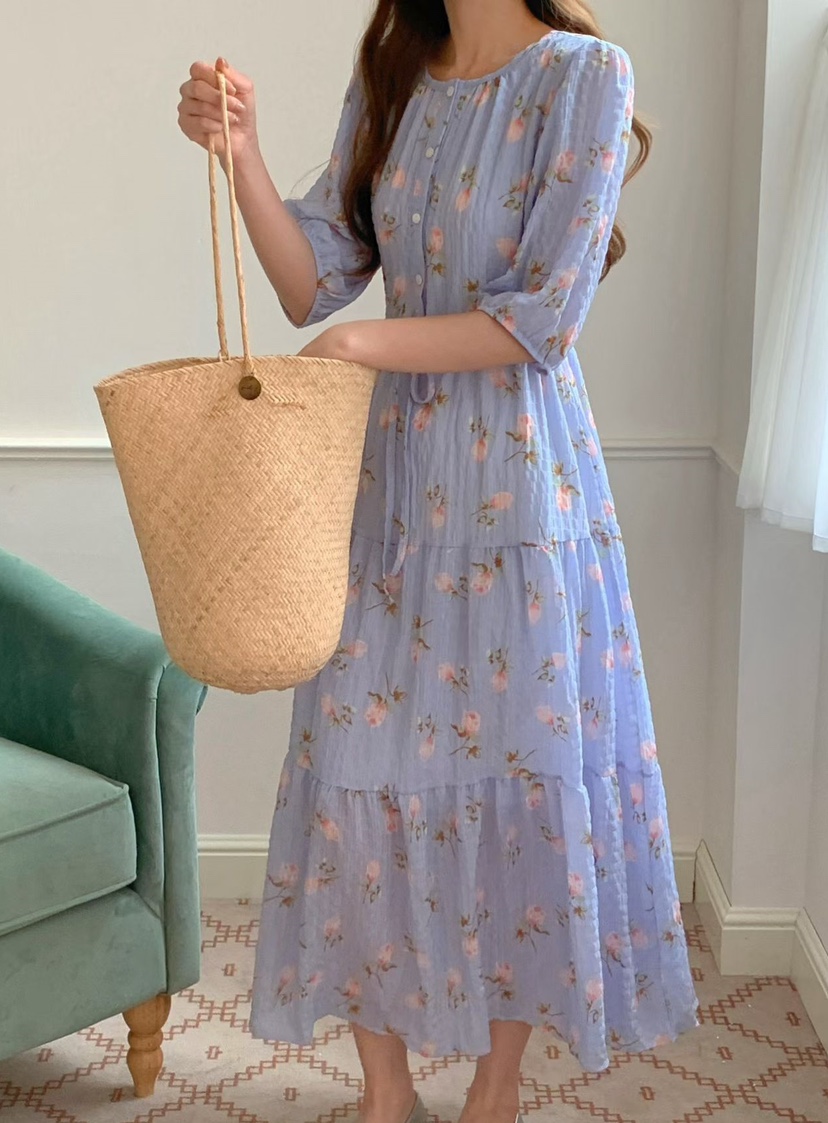 OLA韓國代購女裝新品職業休閑人氣推薦時尚26春夏熱賣連衣裙mellor/OLA連衣裙