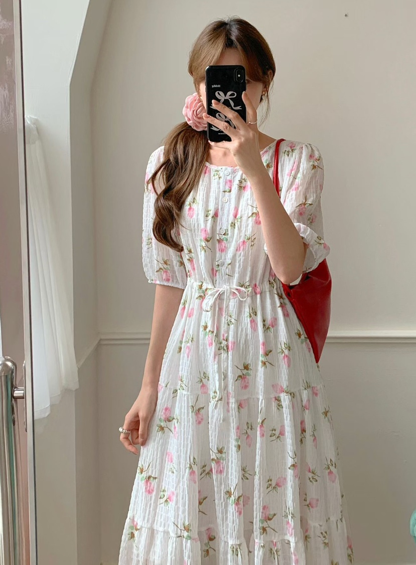 OLA韓國代購女裝新品職業休閑人氣推薦時尚26春夏熱賣連衣裙mellor/OLA連衣裙