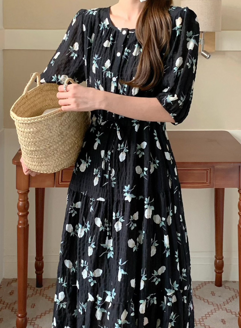 OLA韓國代購女裝新品職業休閑人氣推薦時尚26春夏熱賣連衣裙mellor/OLA連衣裙