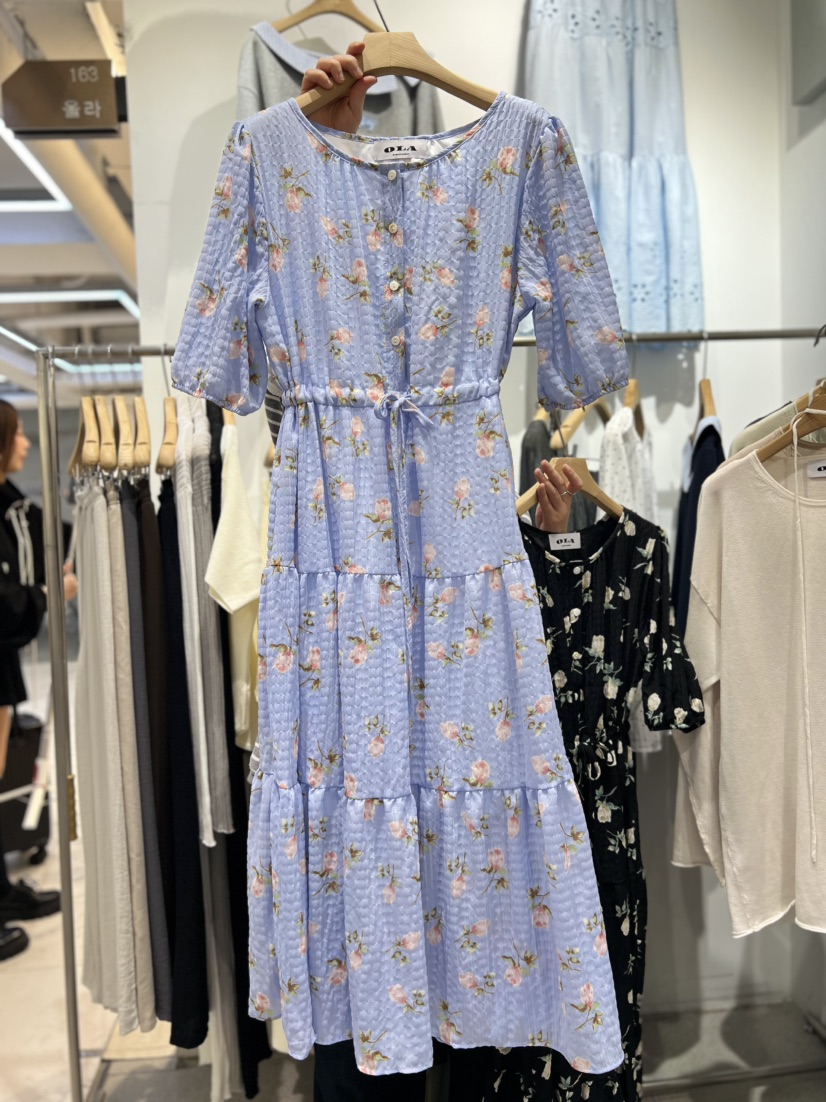 OLA韓國代購女裝新品職業休閑人氣推薦時尚26春夏熱賣連衣裙mellor/OLA連衣裙圖色2