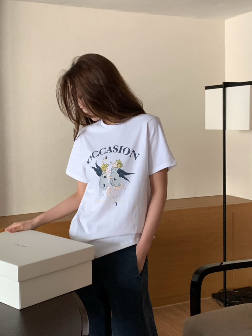 BINUS韓國代購女士新品休閑推薦職業時尚26春夏熱賣人氣T恤BINUST恤