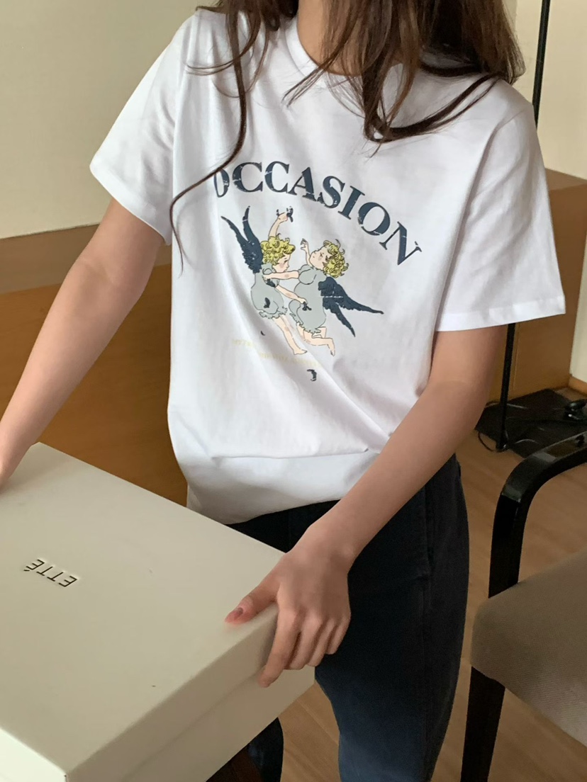 BINUS韓國代購女士新品休閑推薦職業時尚26春夏熱賣人氣T恤BINUST恤