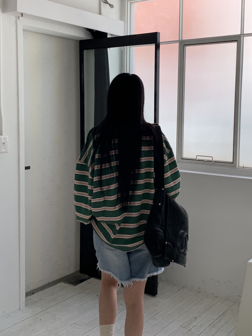 SUNDER MARKET韓國直郵女士新款休閑人氣職業26春夏長袖T恤SUNDER MARKET長袖T恤