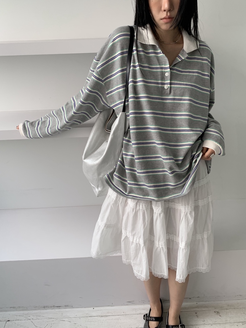 SUNDER MARKET韓國直郵女士新款休閑人氣職業26春夏長袖T恤SUNDER MARKET長袖T恤圖色1