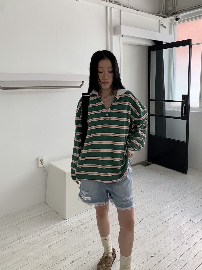 SUNDER MARKET韓國直郵女士新款休閑人氣職業26春夏長袖T恤SUNDER MARKET長袖T恤圖色3