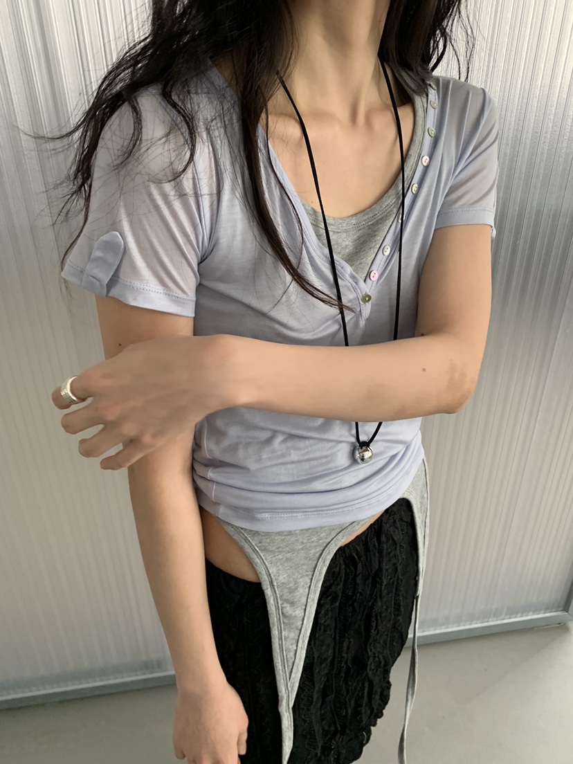 MURMUR韓國直郵女裝新品時尚26春夏推薦熱賣休閑人氣職業T恤MURMURT恤