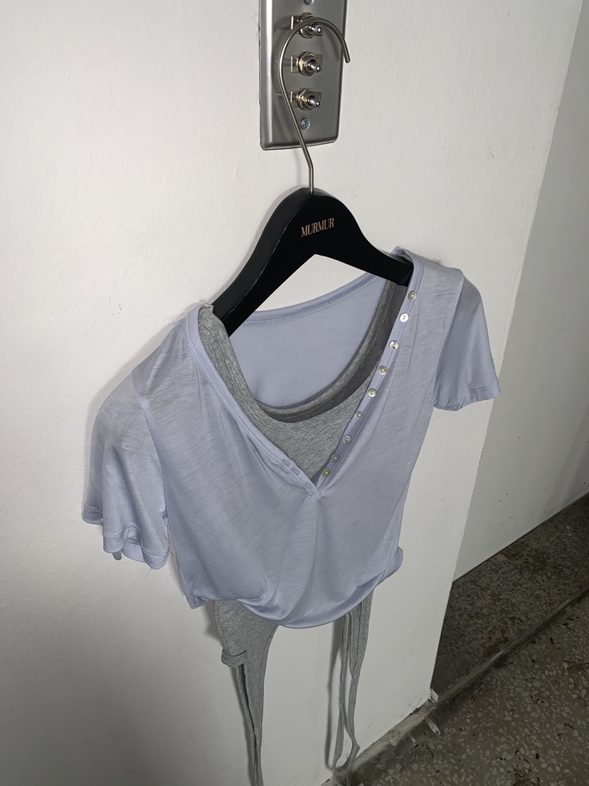 MURMUR韓國直郵女裝新品時尚26春夏推薦熱賣休閑人氣職業T恤MURMURT恤