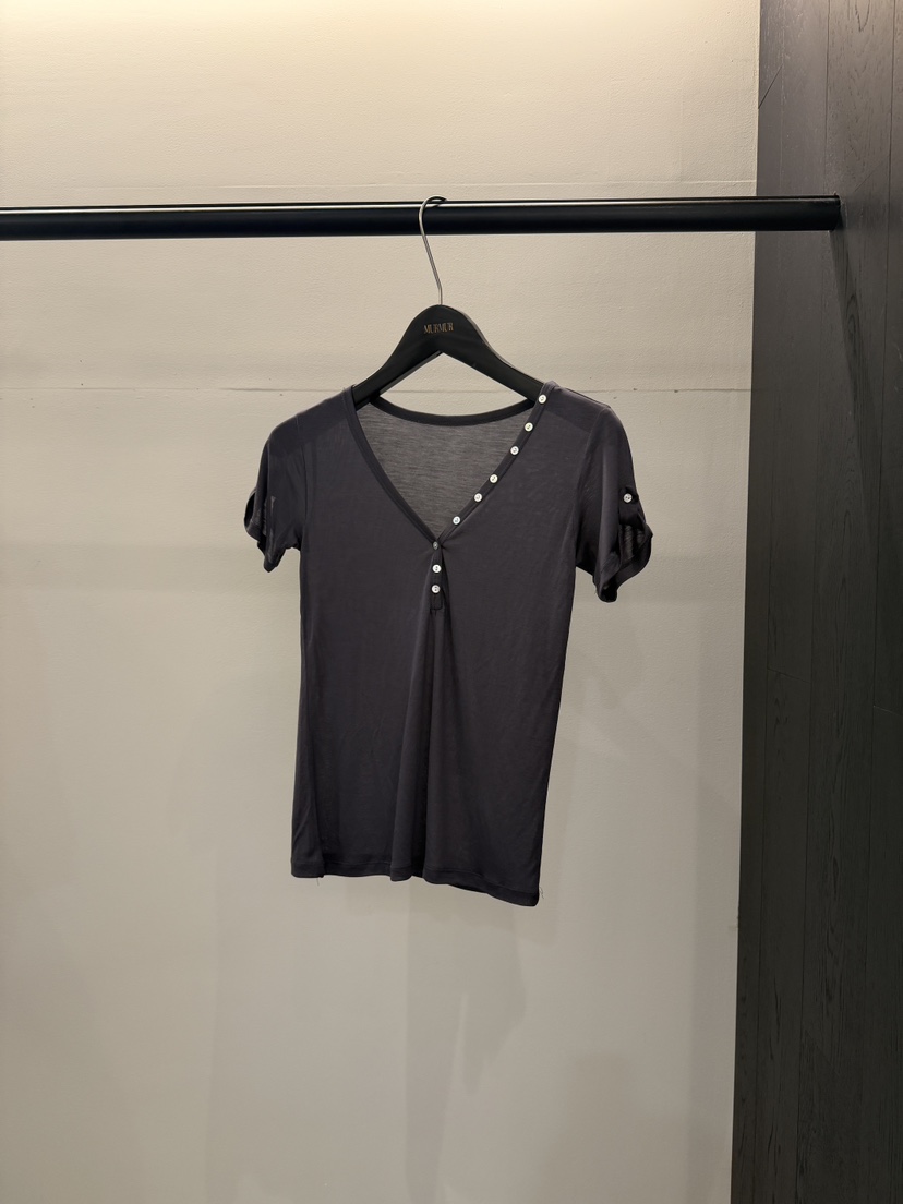 MURMUR韓國直郵女裝新品時尚26春夏推薦熱賣休閑人氣職業T恤MURMURT恤圖色2