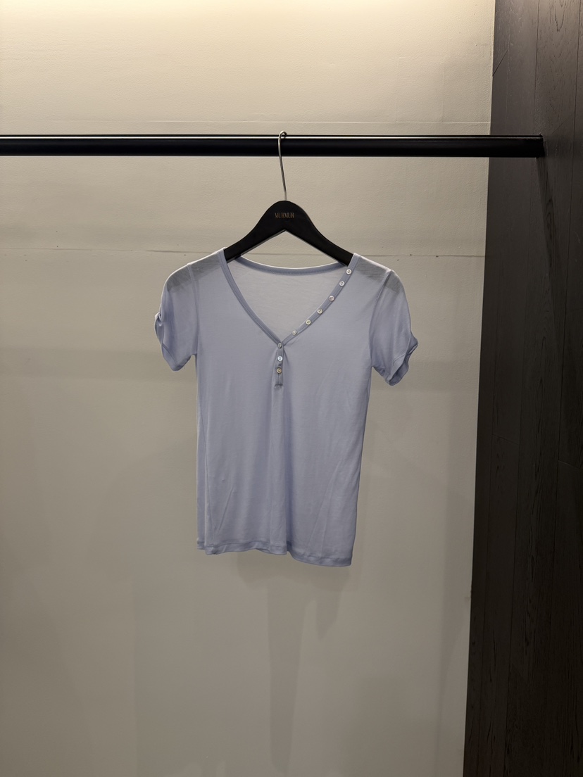 MURMUR韓國直郵女裝新品時尚26春夏推薦熱賣休閑人氣職業T恤MURMURT恤圖色3