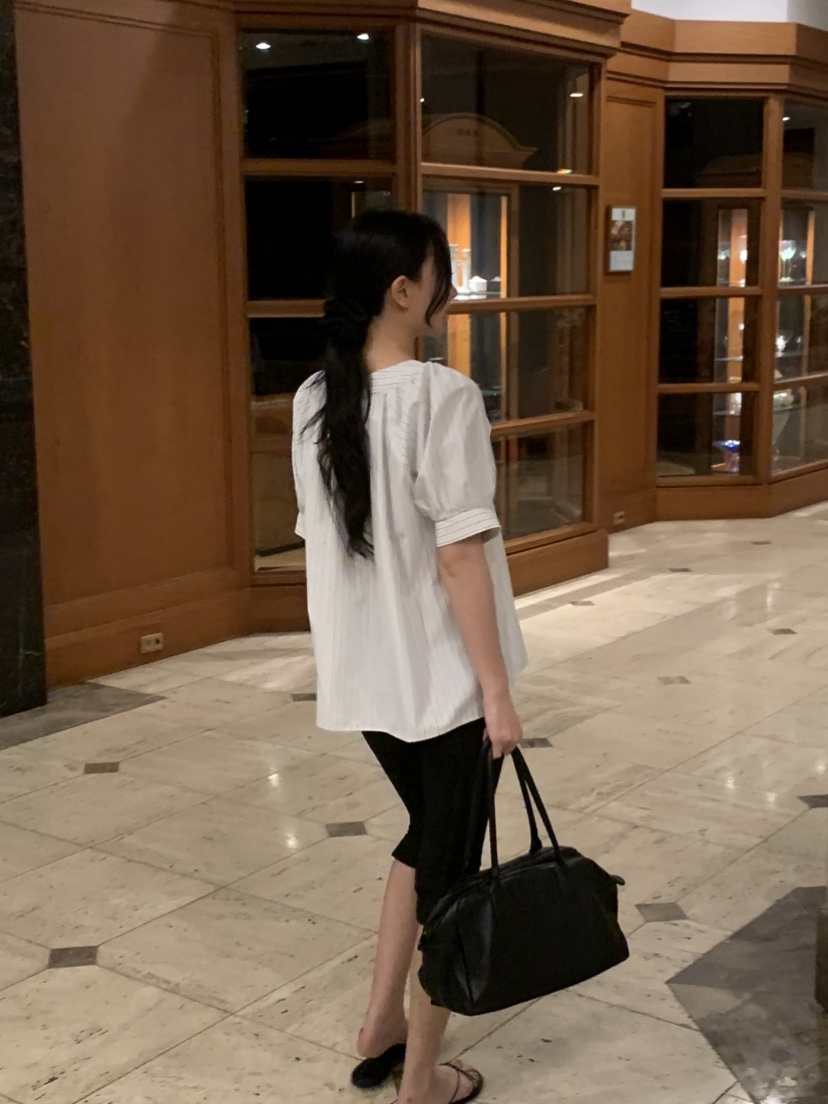 NOUVEAU韓國直郵實拍女裝新品熱賣職業休閑時尚襯衫蕾絲衫NOUVEAU襯衫/蕾絲衫