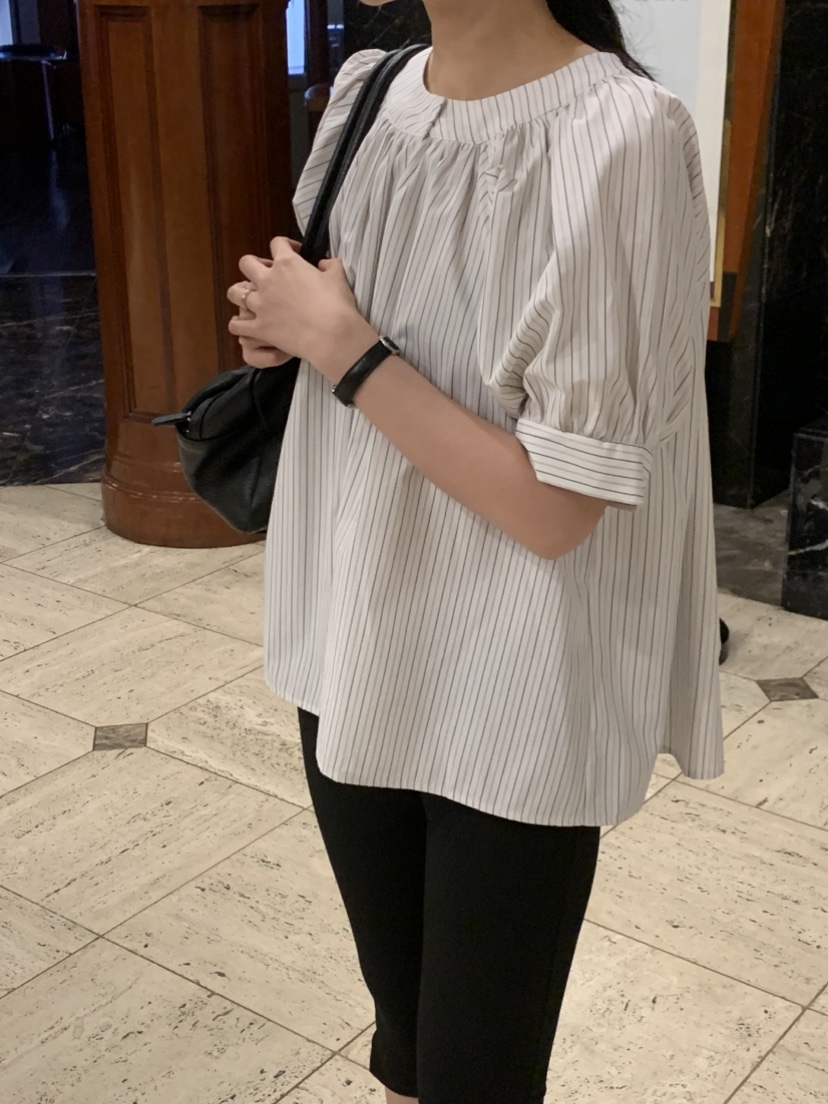 NOUVEAU韓國直郵實拍女裝新品熱賣職業休閑時尚襯衫蕾絲衫NOUVEAU襯衫/蕾絲衫