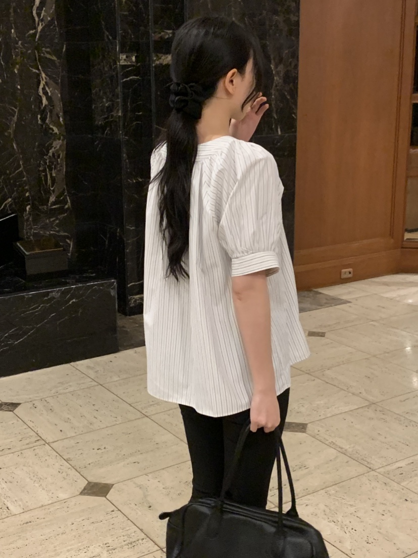 NOUVEAU韓國直郵實拍女裝新品熱賣職業休閑時尚襯衫蕾絲衫NOUVEAU襯衫/蕾絲衫