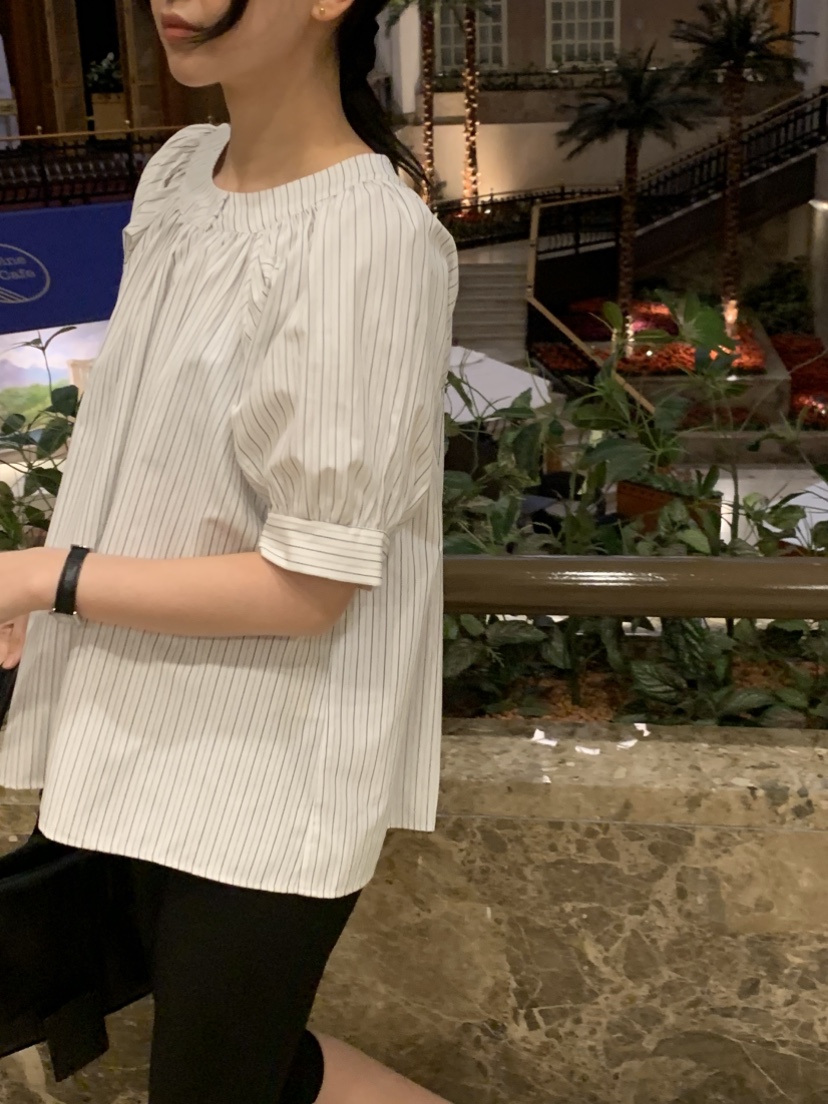 NOUVEAU韓國直郵實拍女裝新品熱賣職業休閑時尚襯衫蕾絲衫NOUVEAU襯衫/蕾絲衫