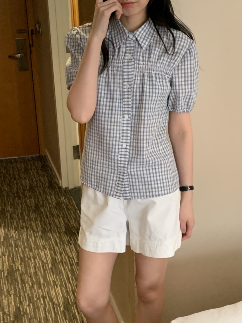 NOUVEAU韓國東大門直郵女士新款推薦26春夏時尚襯衫蕾絲衫NOUVEAU襯衫/蕾絲衫