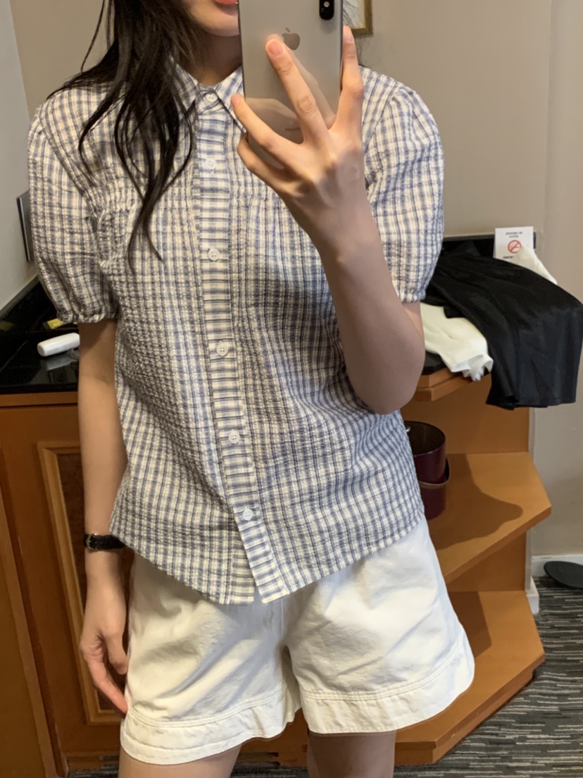 NOUVEAU韓國東大門直郵女士新款推薦26春夏時尚襯衫蕾絲衫NOUVEAU襯衫/蕾絲衫