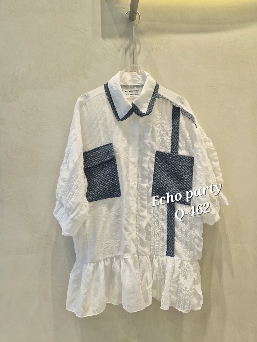 ECHOPARTY韓國東大門代購女裝新品職業休閑時尚26春夏連衣裙ECHOPARTY連衣裙圖色1