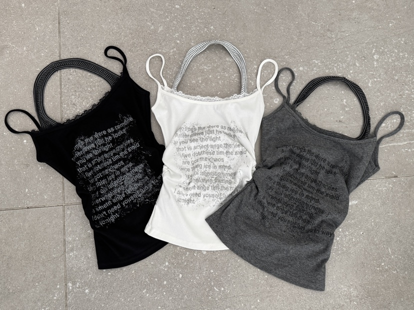 SYMBOL韓國東大門直郵女裝新品人氣休閑26春夏職業吊帶背心SYMBOL吊帶/背心圖色3左三色