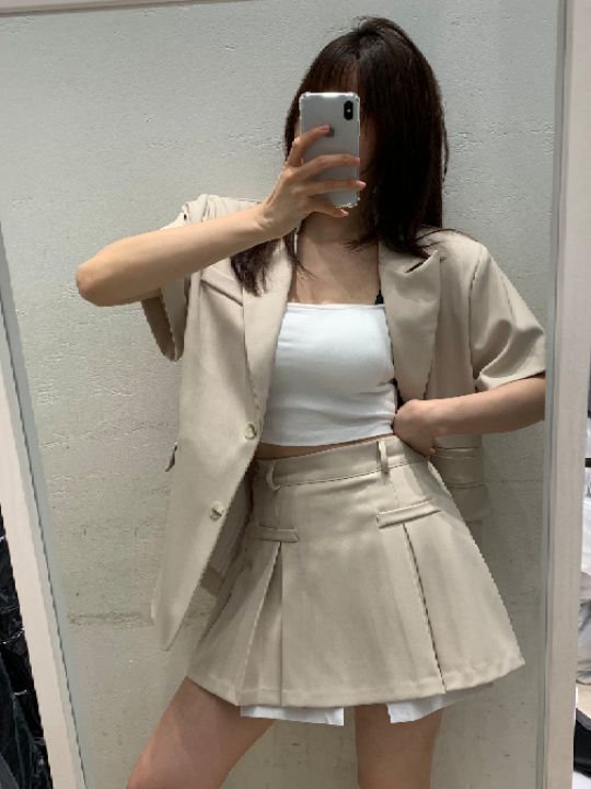 mars韓國代購女裝新品26春夏職業時尚人氣熱賣夾克含腰繩mars夾克