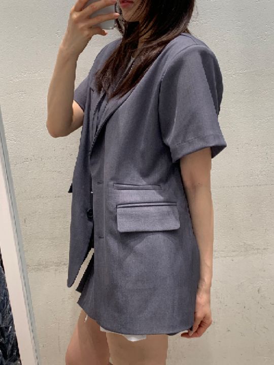 mars韓國代購女裝新品26春夏職業時尚人氣熱賣夾克含腰繩mars夾克