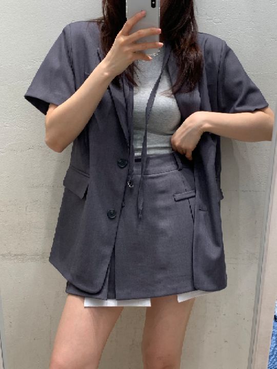 mars韓國代購女裝新品26春夏職業時尚人氣熱賣夾克含腰繩mars夾克