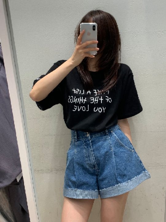 mars韓國代購女裝新款休閑人氣26春夏時尚熱賣職業推薦T恤marsT恤