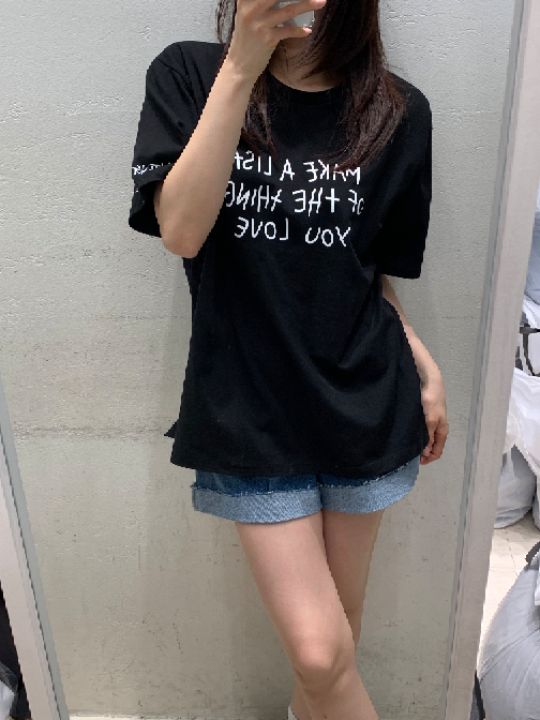 mars韓國代購女裝新款休閑人氣26春夏時尚熱賣職業推薦T恤marsT恤圖色2