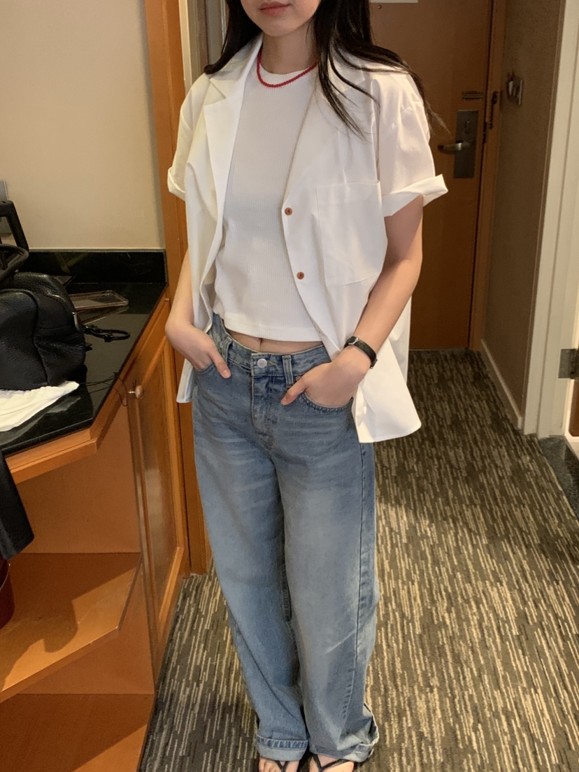 NOUVEAU韓國直郵實拍女裝新款人氣職業26春夏推薦襯衫蕾絲衫NOUVEAU襯衫/蕾絲衫