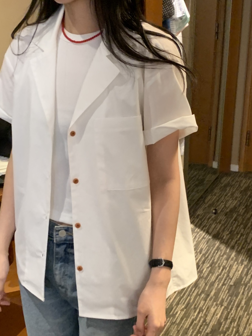 NOUVEAU韓國直郵實拍女裝新款人氣職業26春夏推薦襯衫蕾絲衫NOUVEAU襯衫/蕾絲衫