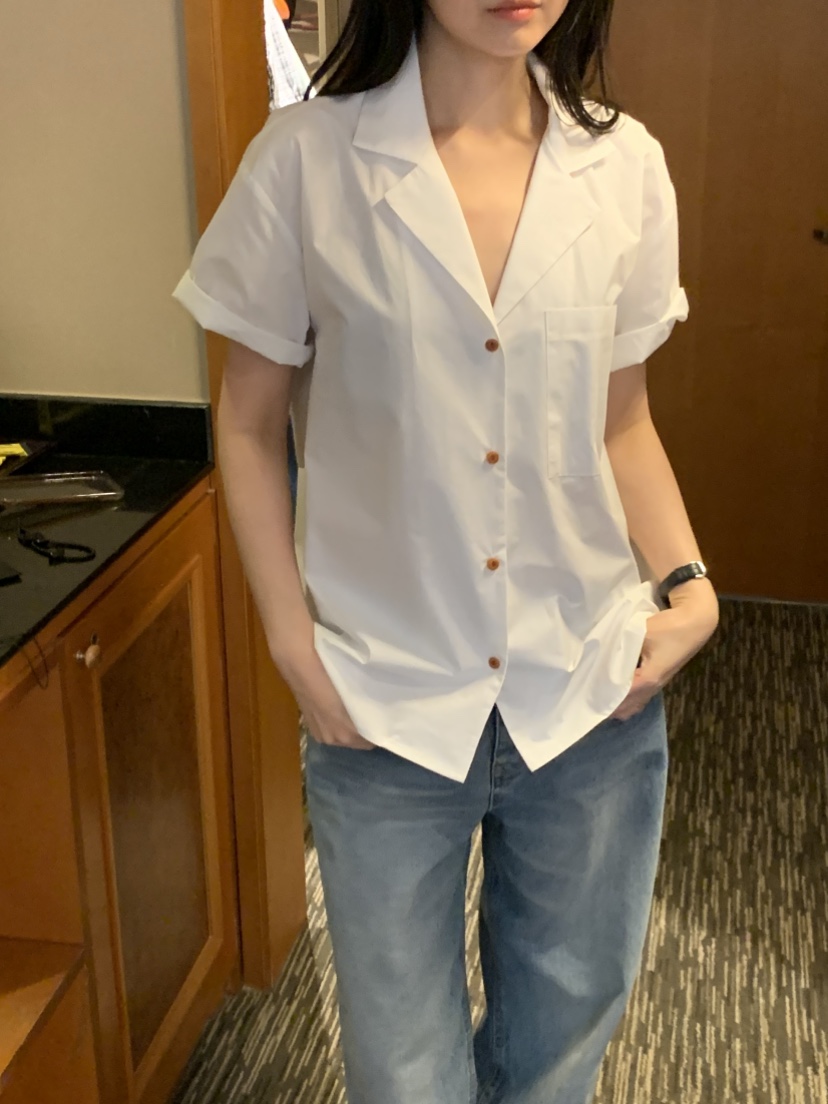 NOUVEAU韓國直郵實拍女裝新款人氣職業26春夏推薦襯衫蕾絲衫NOUVEAU襯衫/蕾絲衫