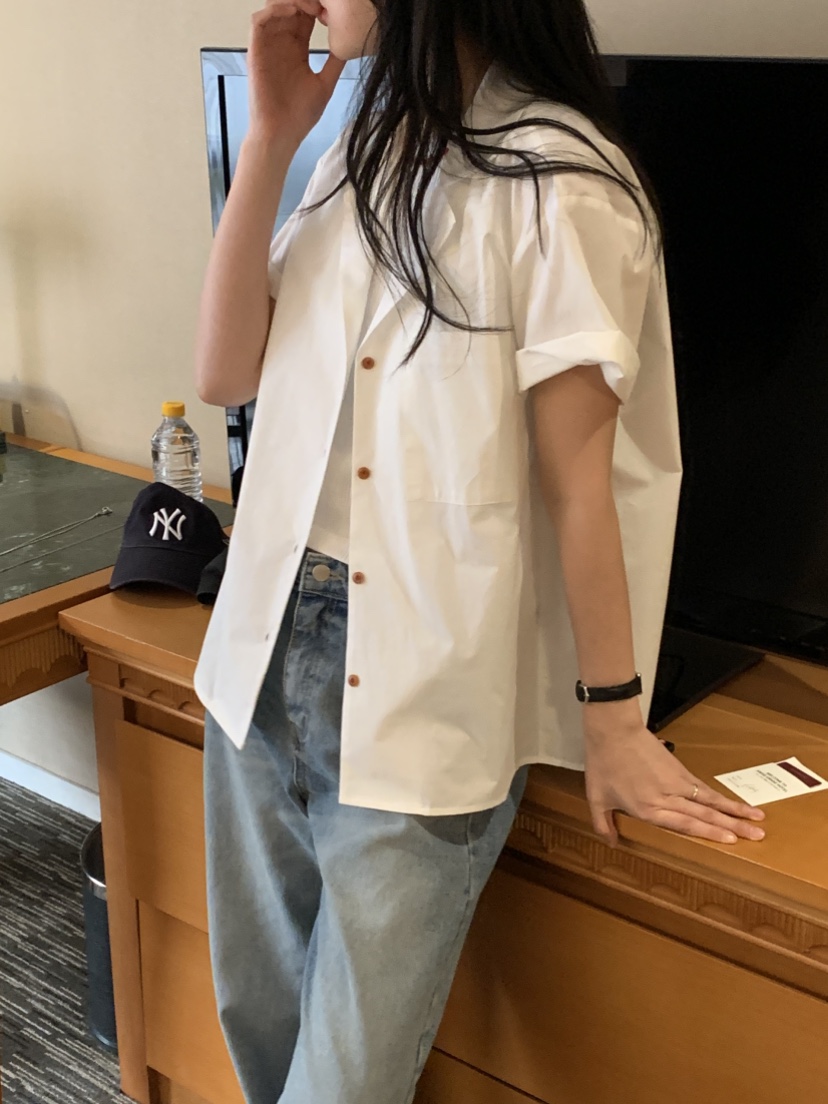 NOUVEAU韓國直郵實拍女裝新款人氣職業26春夏推薦襯衫蕾絲衫NOUVEAU襯衫/蕾絲衫