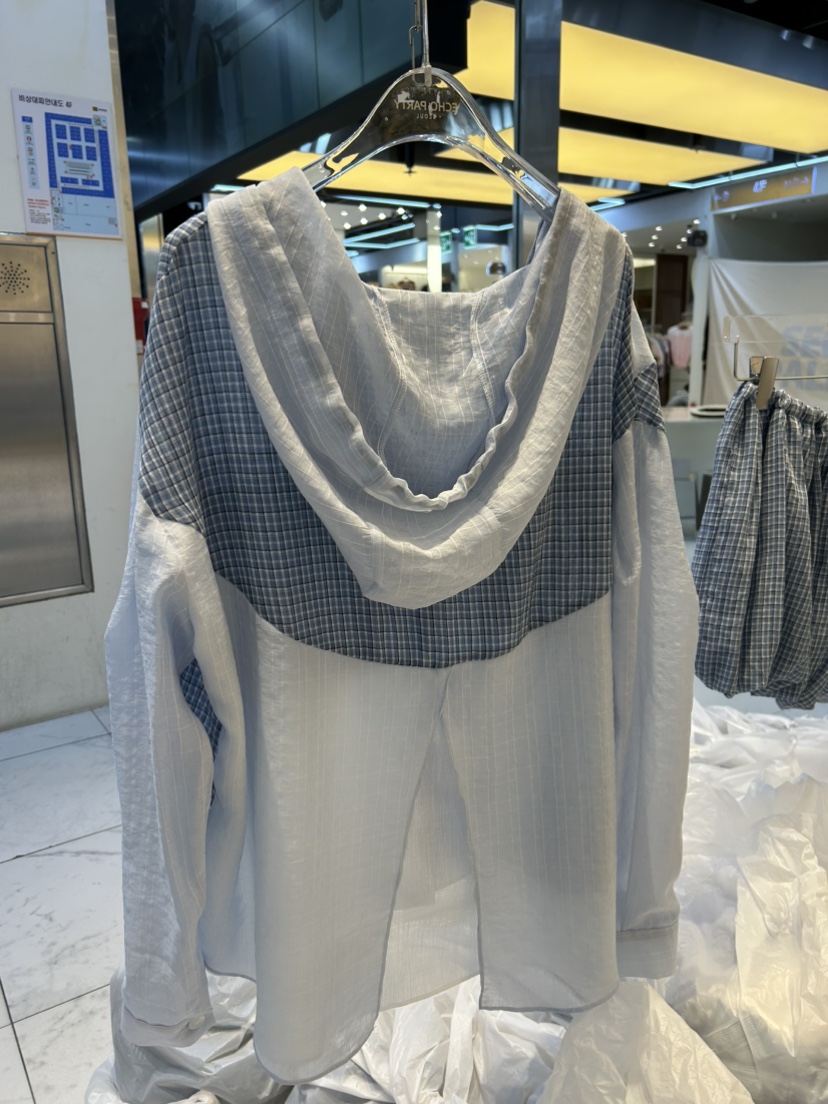 ECHOPARTY韓國東大門直郵女裝新款推薦人氣襯衫蕾絲衫連帽衫ECHOPARTY襯衫/蕾絲衫