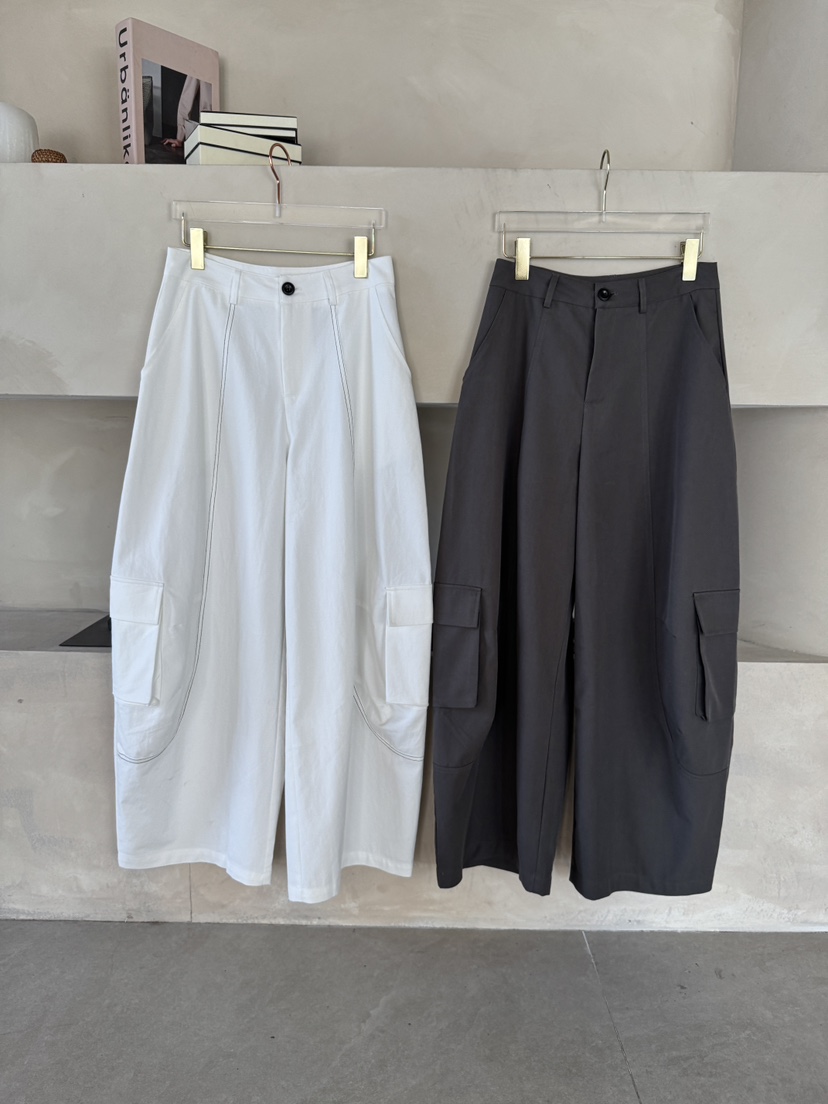 SYMBOL韓國直郵女士新品人氣推薦熱賣休閑時尚休閑褲口袋SYMBOL休閑褲