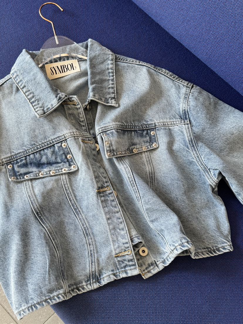 SYMBOL韓國直郵實拍女士新品推薦人氣26春夏熱賣夾克短款SYMBOL夾克