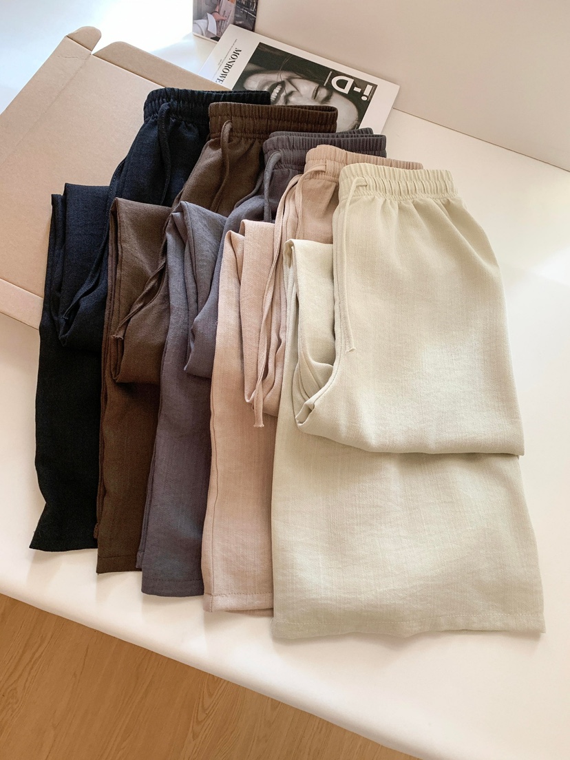 OLA韓國東大門直郵女士新品職業時尚推薦人氣休閑休閑褲綁帶mellor/OLA休閑褲