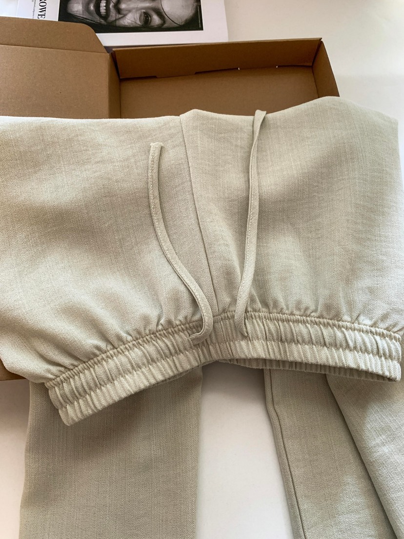 OLA韓國東大門直郵女士新品職業時尚推薦人氣休閑休閑褲綁帶mellor/OLA休閑褲