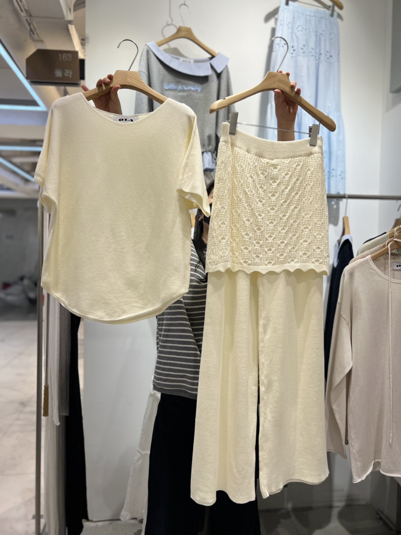 OLA韓國東大門直郵女裝新款休閑人氣時尚職業26春夏熱賣套裝mellor/OLA套裝圖色1