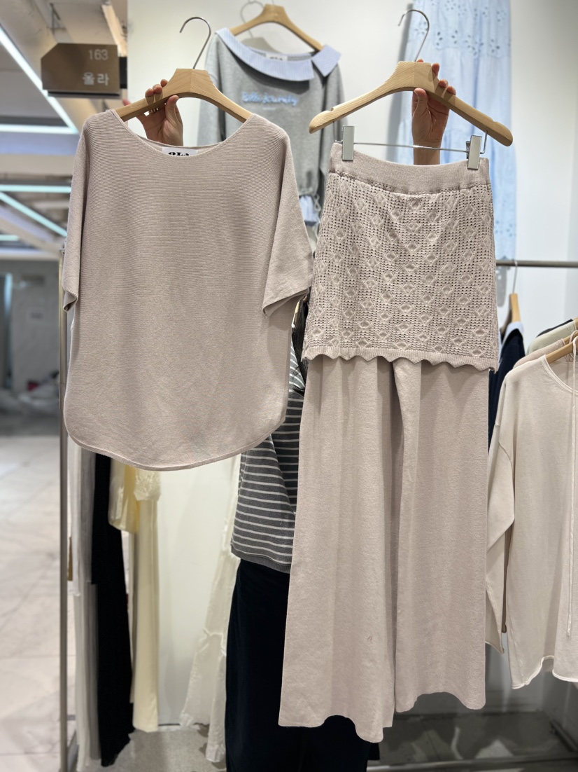 OLA韓國東大門直郵女裝新款休閑人氣時尚職業26春夏熱賣套裝mellor/OLA套裝圖色2