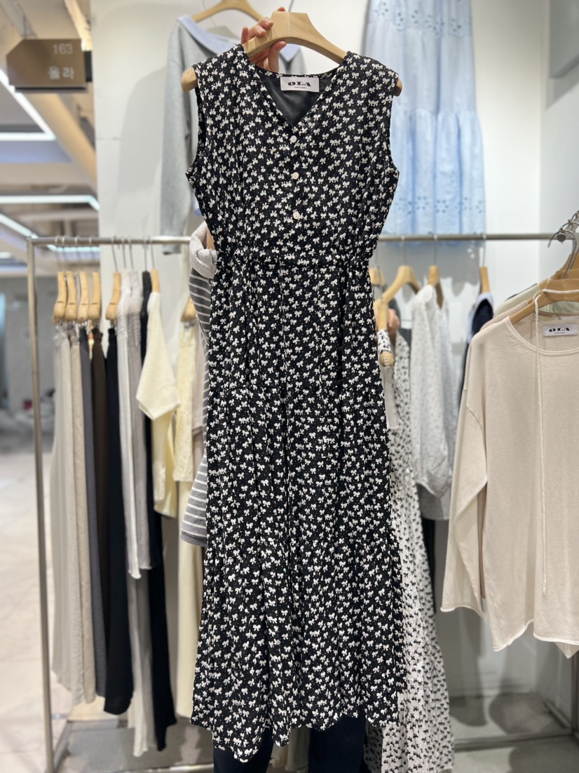 OLA韓國直郵女士新款推薦休閑人氣26春夏熱賣時尚職業連衣裙mellor/OLA連衣裙圖色2