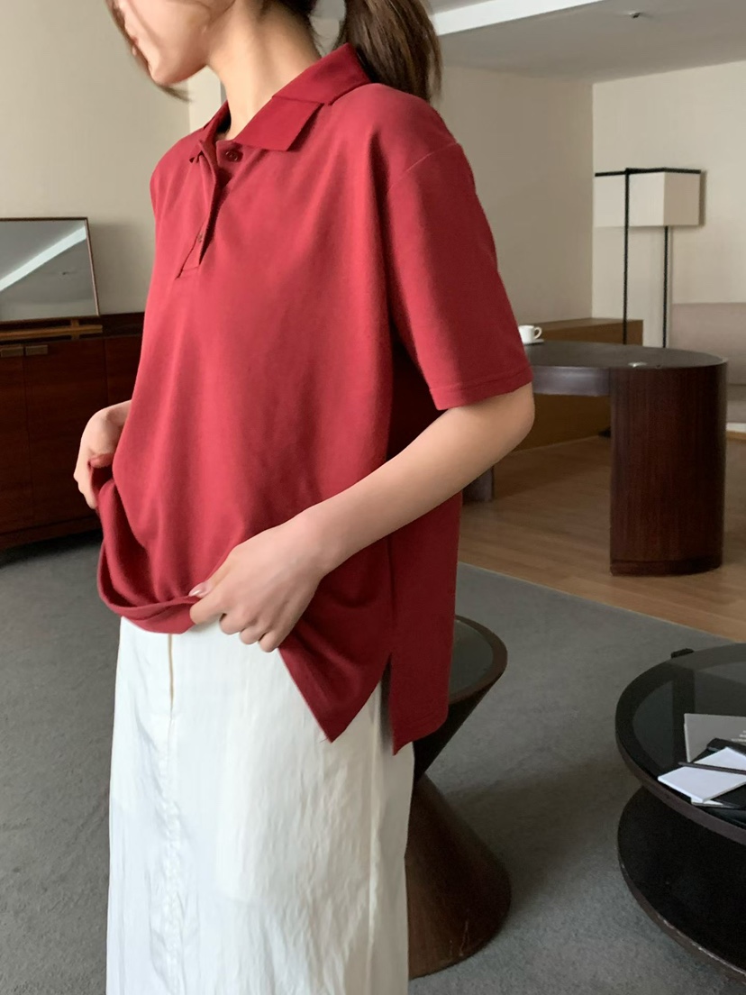 BINUS韓國東大門直郵女士新品26春夏時尚推薦熱賣職業T恤BINUST恤