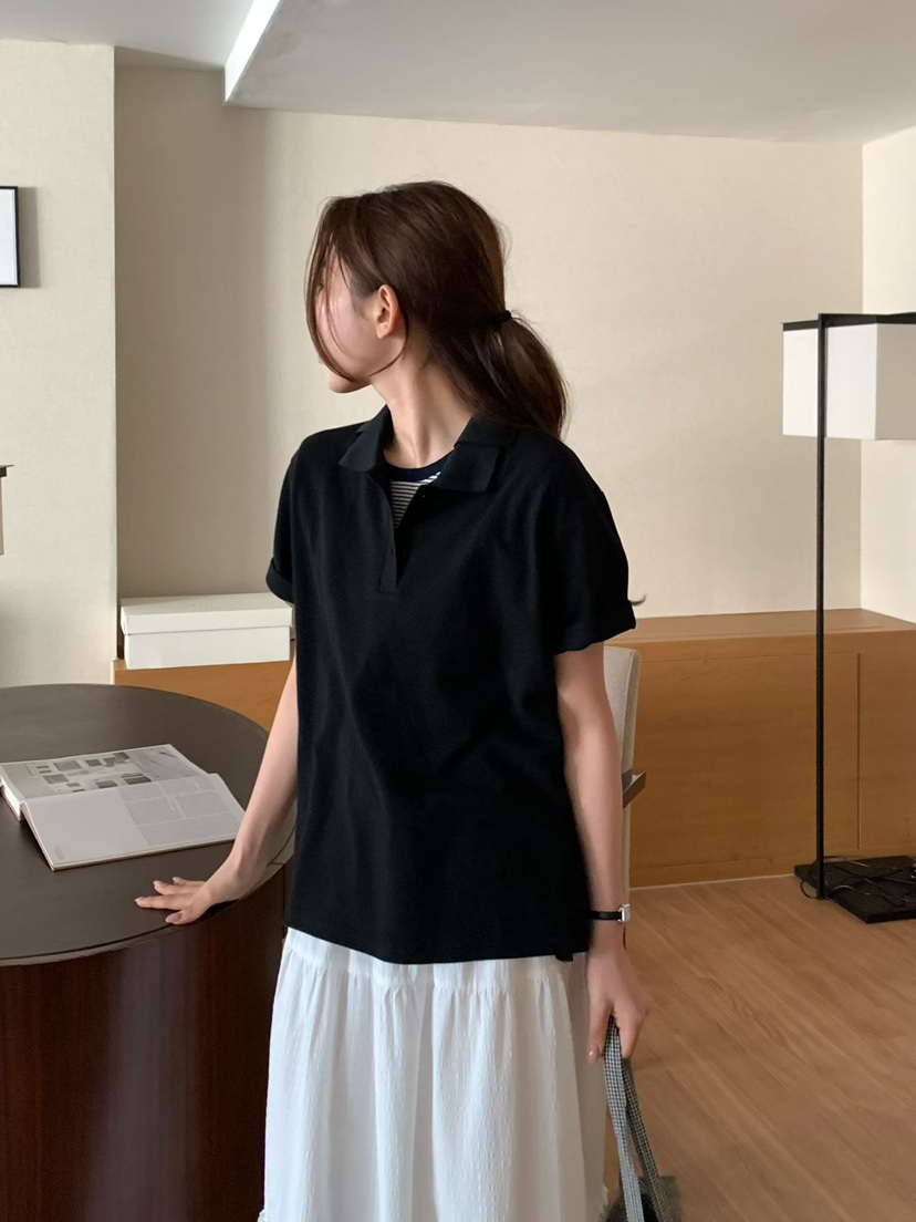 BINUS韓國東大門直郵女士新品26春夏時尚推薦熱賣職業T恤BINUST恤