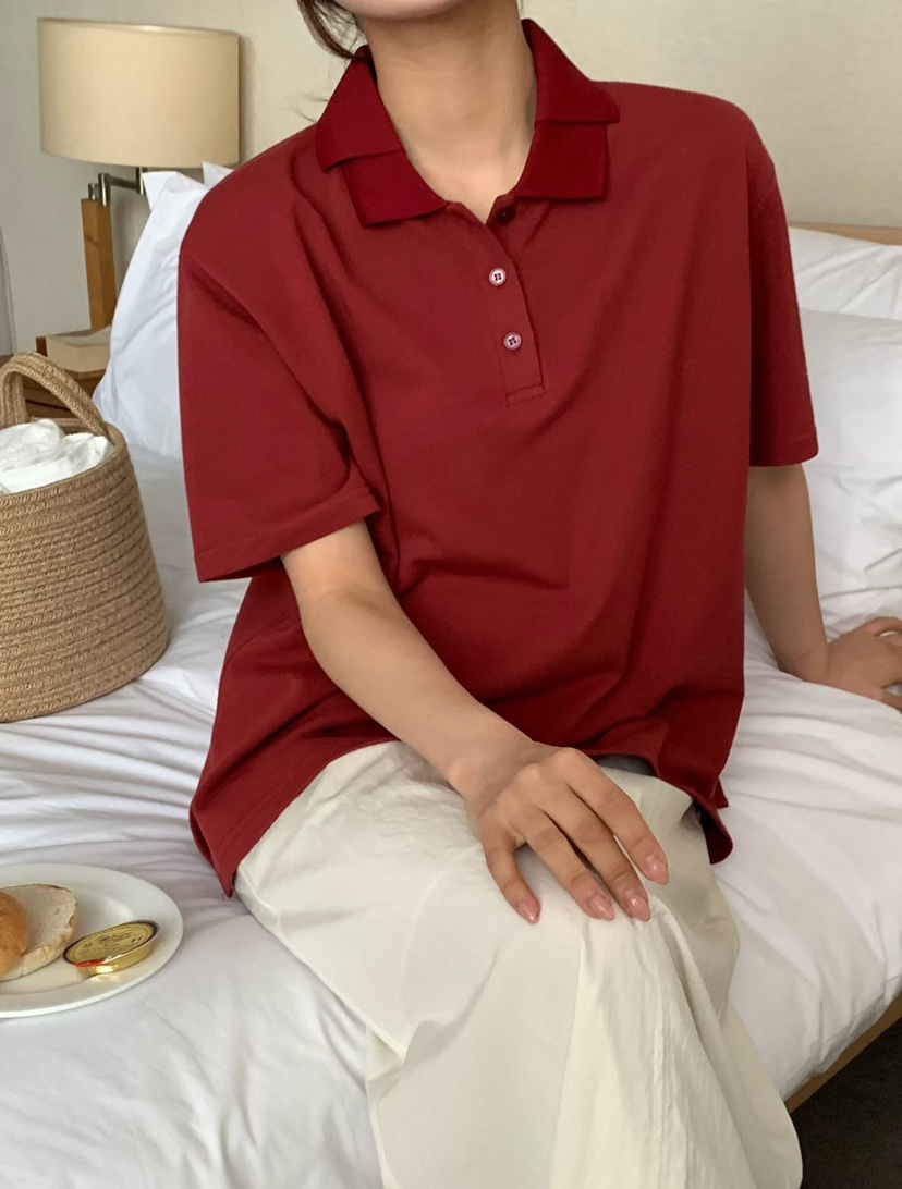 BINUS韓國東大門直郵女士新品26春夏時尚推薦熱賣職業T恤BINUST恤圖色2