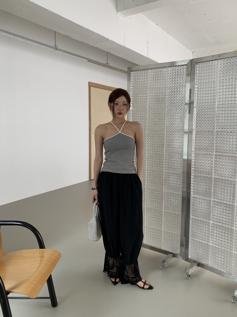 SUNDER MARKET韓國直郵實拍女士新品26春夏職業休閑褲褶皺SUNDER MARKET休閑褲