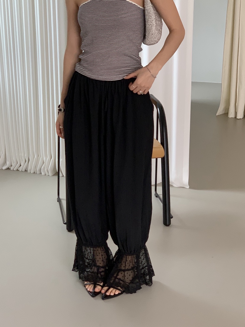 SUNDER MARKET韓國直郵實拍女士新品26春夏職業休閑褲褶皺SUNDER MARKET休閑褲