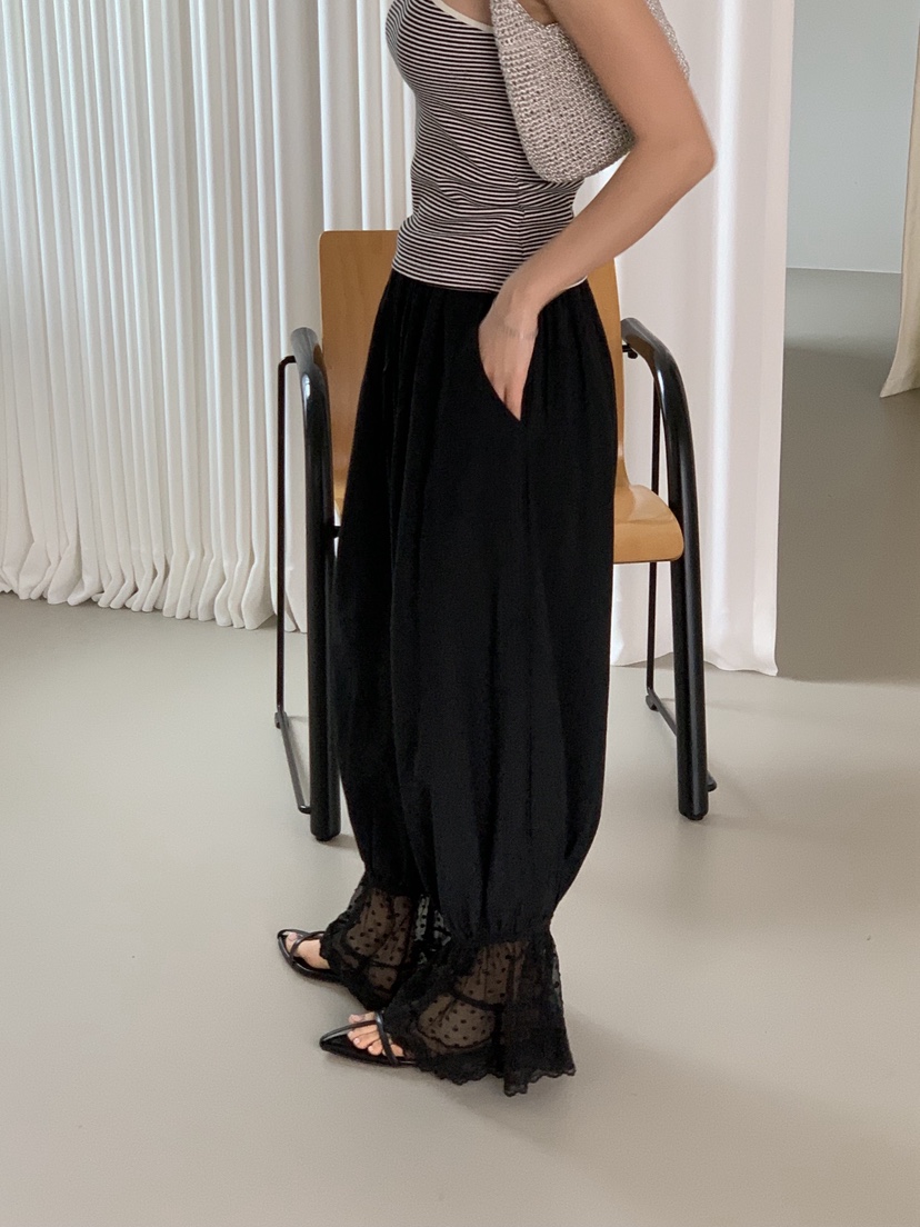 SUNDER MARKET韓國直郵實拍女士新品26春夏職業休閑褲褶皺SUNDER MARKET休閑褲